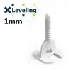 XLeveling TWIST csavaros burkolatszintező talp 1 mm x 100 db Vásárlói kedvenc