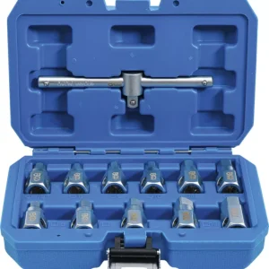 BGS technic 12 részes univerzális kulcskészlet olajleeresztő csavarokhoz (BGS 1017) Prémium
