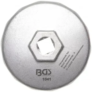 BGS technic Olajszűrő leszedő kupak, öntött alumínium, 74mm X 14 lap (BGS 1041) Szezonális akció