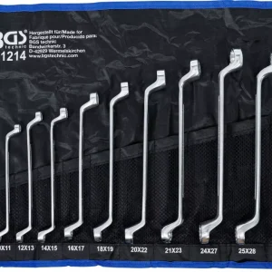 Árcsökkenés BGS technic 12 részes mély, hajlított csillagkulcs készlet 6x7 - 30x32 mm (BGS 1214)