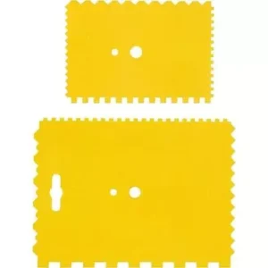 Vorel spatula készlet, fogazott, 2 db, 132x178 mm, 133x91 mm Újdonság