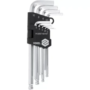 Vorel imbusz készlet 9 részes, 2-8 mm Legkelendőbb