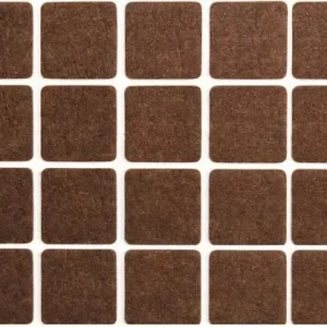 Vorel öntapadós csúszásgátló alátét barna filc 20x20 mm 20 db Bestseller