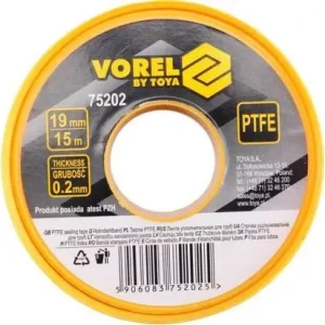 Azonnal elérhető Vorel teflon szalag PTFE 15 mm x 19 m x 0,2 mm
