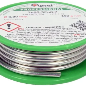 Ajánlat Ólommentes forrasztóanyag 3 mm 100 g