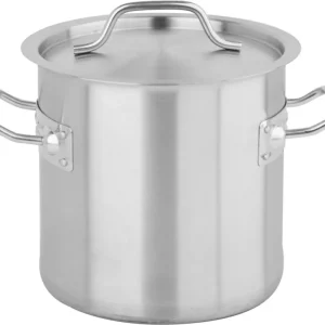 Alacsony ár Yato Gastro magas fazék fedővel 20x20cm 6l inox