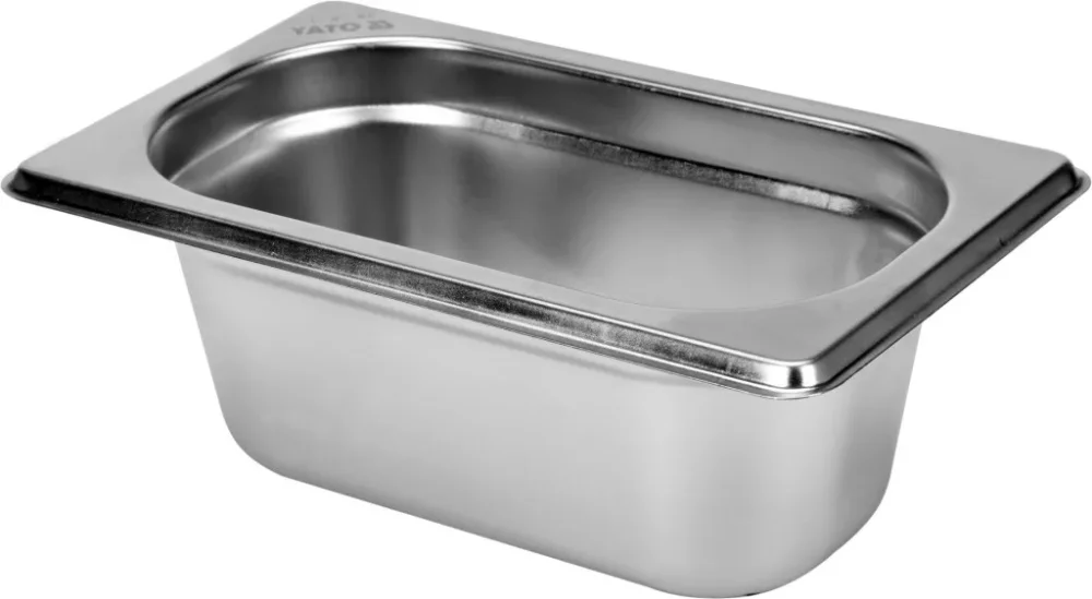 Legjobb ár Yato Gastro gn 1/9 rozsdamentes acél tálaló edény 0,6l