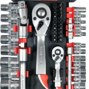 Yato dugókulcs készlet 51 részes 1/2", 1/4" CrV Biztonságos fizetés