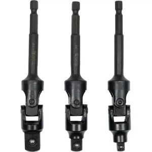 Yato csuklós dugókulcs adapter készlet 3 részes 1/4" Hex -> 1/4" 3/8" 1/2" négyszög CrV Szuper ajánlat