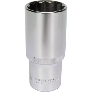 Yato hosszú dugókulcs 12 szögletű 1/2" 27 mm CrV Outlet