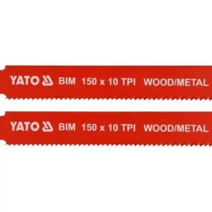 Yato szablyafűrészlap 150 mm/10TPI bimetál (2 db/csomag) Korlátozott ajánlat