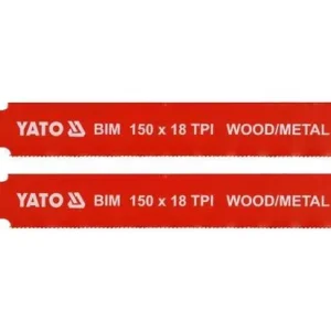 Yato szablyafűrészlap 150 mm/18TPI bimetál (2 db/csomag) Vedd meg most