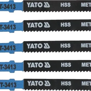Yato dekopírfűrészlap fémre T-befogás 12TPI 75/1,0 mm HSS (5 db/cs) Ne maradj le