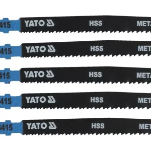 Yato dekopírfűrészlap fémre T-befogás 24-10TPI 100/1,0 mm HSS (5 db/cs) Csak ma