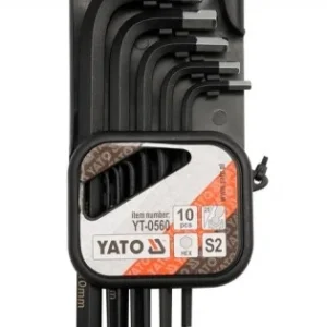 YATO Imbuszkulcs klt. 10 részes 1,27-10 mm gömbvégű S2 Csak ma
