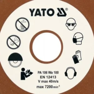 YATO Láncélező korong 108 x 23 x 3,2 mm YT-84990 láncélezőhöz Szuper ajánlat