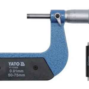 YATO mechanikus mikrométer 50-75 mm +/-0,01 mm Biztonságos fizetés