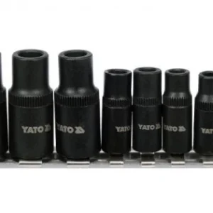 YATO Menetfúró dugókulcs adapter készlet 10 részes 1/4", 3/8" Végkiárusítás