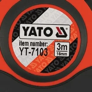 Vedd meg most YATO Mérőszalag 3 m/16 mm, mágneses fej, nylon bevonattal