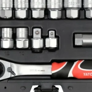 YATO Nyitott dugókulcs készlet 17 részes 3/8", 1/2" Spline Biztonságos fizetés