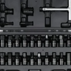 YATO Olajleeresztő kulcs készlet 26 részes 3/8" CrV Azonnal elérhető