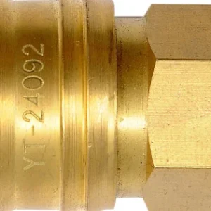Újdonság YATO Pneumatikus gyorscsatlakozó 1/4" x 1/4" sárgaréz