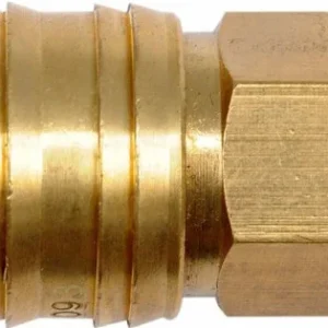 YATO Pneumatikus gyorscsatlakozó 1/4" x 3/8" sárgaréz Prémium