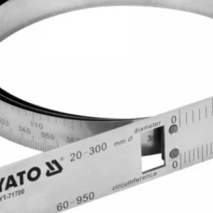 Gyors szállítás YATO Precíziós mérőszalag (+-0,01 mm), átmérő 30-300 mm, körméret 60-950 mm inox
