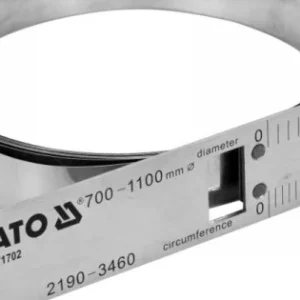 Árcsökkenés YATO Precíziós mérőszalag (+-0,01 mm), átmérő 700-1100 mm, körméret 2190-3460 mm inox
