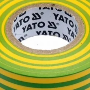YATO Szigetelőszalag 19 x 0,13 mm x 20 m zöld-sárga Prémium