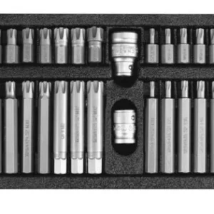 YATO Torx bit készlet 42 részes 1/2" T20-T70+RIBE Különleges ajánlat