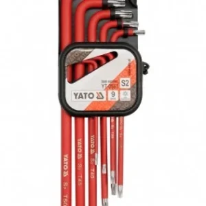 Végkiárusítás YATO Torx kulcs készlet 9 részes (T10-T50) S2