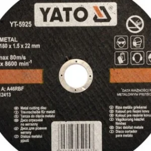 YATO Vágókorong fémre 180 x 1,5 x 22 mm Akció
