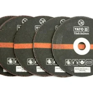 Biztonságos vásárlás YATO Vágókorong fémre 75 x 9,5 x 2,0 mm YT-0993-hoz (5 db/cs)