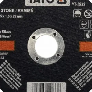 YATO Vágókorong kőre 125 x 1,5 x 22 mm Szuper ajánlat