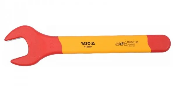 Azonnal elérhető YATO Villáskulcs 27 mm / 250 mm 1000 V-ig szigetelt CrV