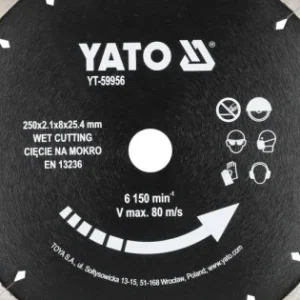 YATO Vágótárcsa kerámiához ( nedves ) 250 mm Akció