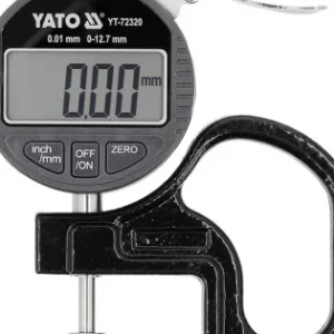 YATO Vastagságmérő digitális 12,7 mm / 0,01 mm Akció
