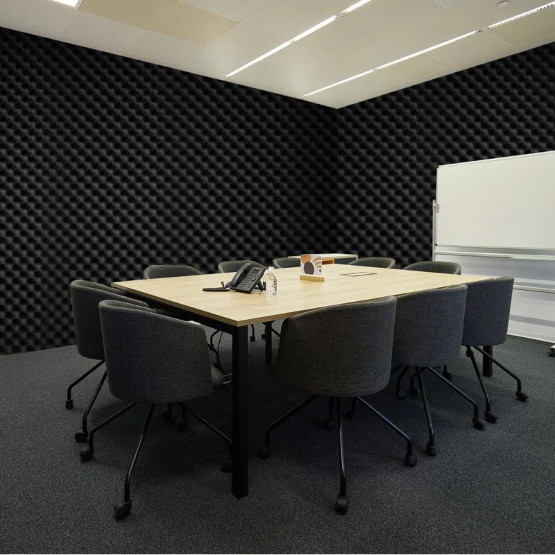 Azonnali szállítás Akusztikus habpanelek, 2 db-os csomag, 122 x 61 x 5 cm, stúdió falakhoz és mennyezetekhez