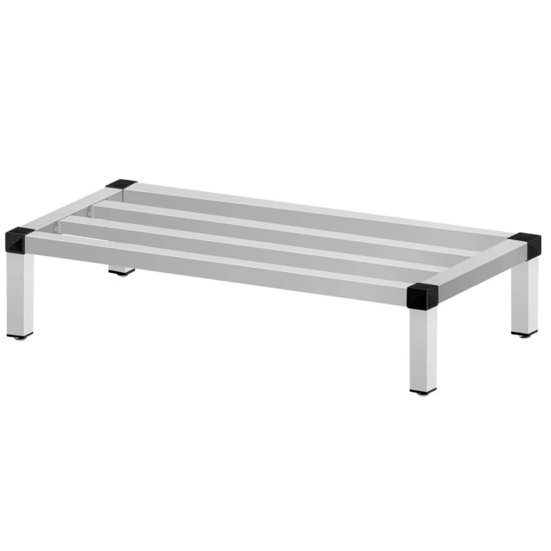122x36 cm-es kereskedelmi padlópolc élelmiszerekhez Biztonságos fizetés