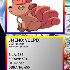 3D Pokémon figura: Vulpix játékoskártya Biztonságos fizetés