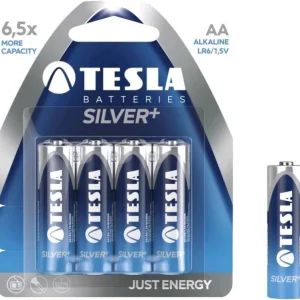 Azonnali szállítás TESLA AA Silver+ elem, ceruza típusú, 4 db