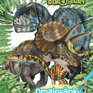 Újdonság Dinoszauruszok kifestőkönyv A5