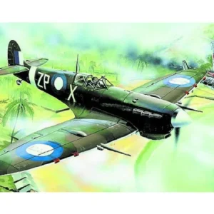 Vedd meg most Supermarine Spitfire MK.VC modell 12,8x15,3cm, 25x14,5x4,5cm-es dobozban