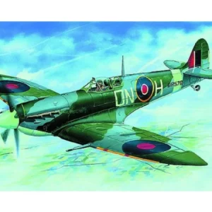 Supermarine Spitfire HFMK.VI modell 12,9x17,2cm, dobozban 25x14,5x4,5cm Olcsóbb