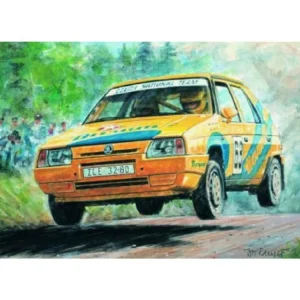 Ajánlat Modell Kliklak Škoda Favorit Rallye 96 13,5x6,7cm dobozban 25x14,5x4,5 cm