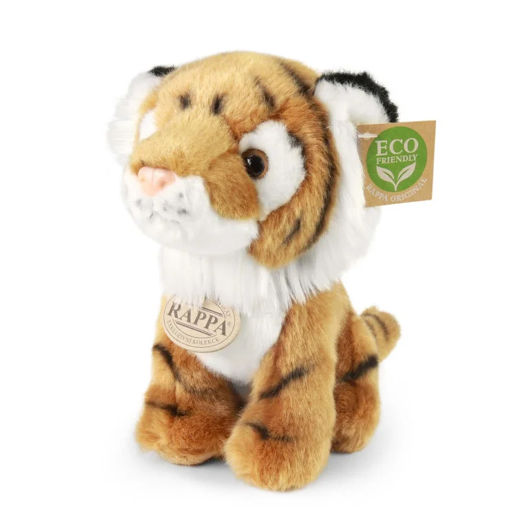 Újdonság Plüss tigris 18 cm KÖRNYEZETBARÁT