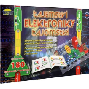 Bestseller Az elektronika titkai 180 elemes kísérlet egy dobozban 42x28,5x4cm 6 éves kortól