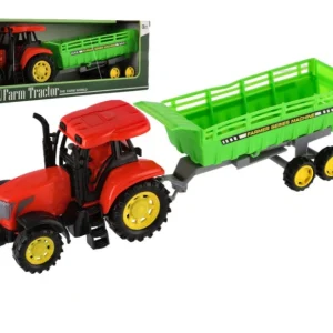Szuper ajánlat Traktor műanyag vonórúddal, 35 cm-es lendkerékkel, dobozban