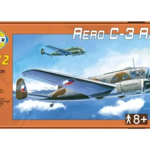 Aero C-3 A/B modell 1:72 29,5x16,6cm dobozban 34x19x5,5cm Vedd meg most